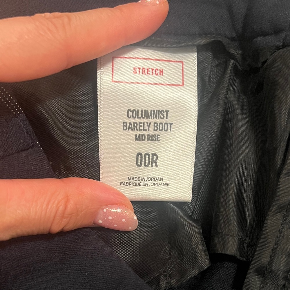 Express- Stretch Columnist Barely Boot Dress Pants